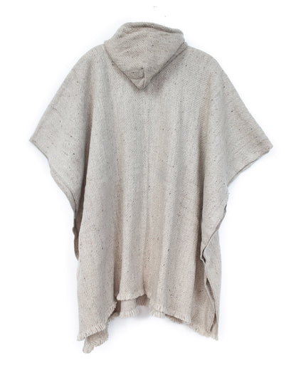 PONCHO CLÁSICO NATURAL CRUDO