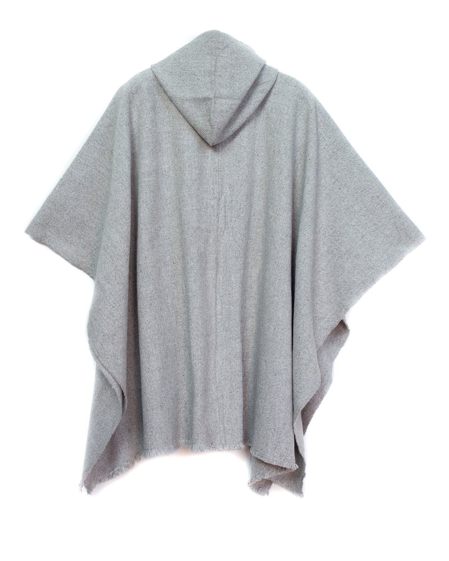 PONCHO PREMIUM GRIS PERLA CLARO