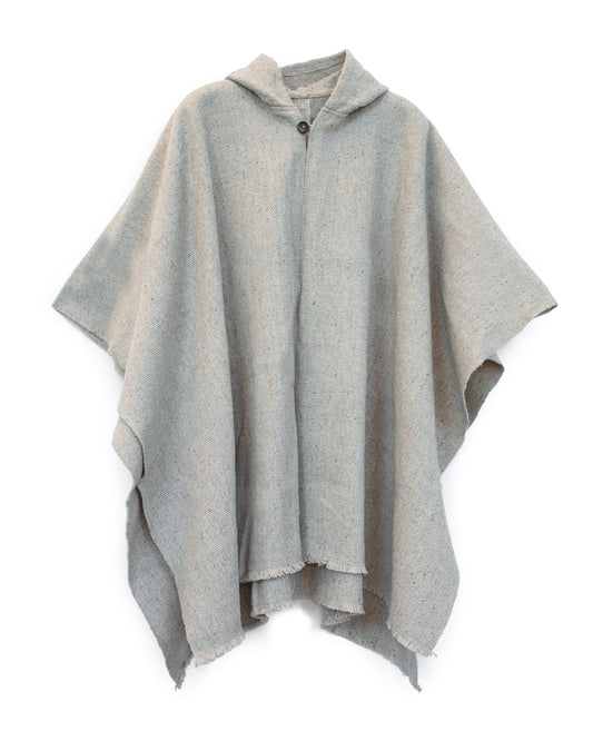 PONCHO PREMIUM NATURAL CRUDO