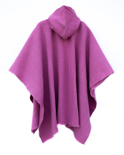 PONCHO PREMIUM CLÁSICO ROSA